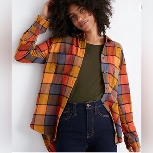 Madewell Multicolor Plaid Button Down Shirt